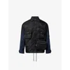Toga Virilis Mens  Porter Patch-pocket Nylon Jacket In Black