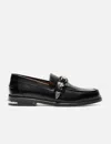 Toga Virilis Metallic-buckle Leather Loafers In Black