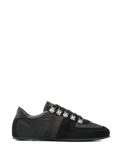 Toga Virilis Panelled Sneakers In Black