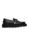 Toga Virilis Chunky Leather Loafers In Black