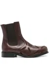 Toga Virilis Slashed Boots In Brown