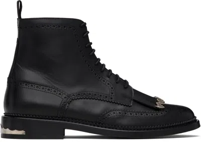 Toga Virilis Ssense Exclusive Black Leather Boots