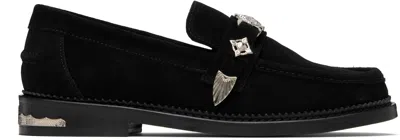 Toga Virilis Ssense Exclusive Black Metal Loafers