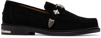 Toga Virilis Ssense Exclusive Black Metal Loafers