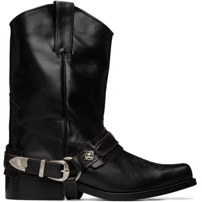 Toga Virilis Ssense Exclusive Brown Aj1178 Boots In Black