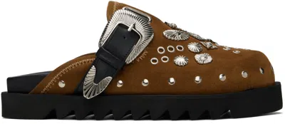 Toga Virilis Ssense Exclusive Tan Loafers In Khaki 16363257