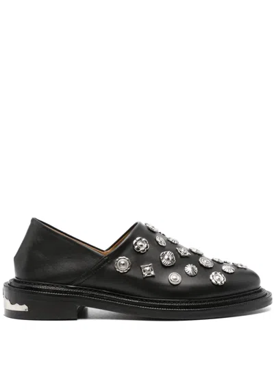 Toga Virilis Stud-embellished Loafers In Black