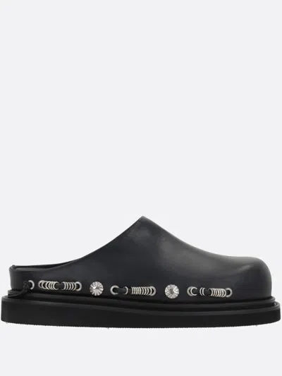 Toga Virilis Studded Clogs In Black