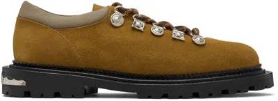 Toga Virilis Tan Suede Aj1425 Derbys In Green