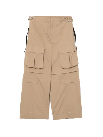 Toga Weather-cloth Trousers In Pink