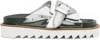 Toga White Buckle Sandals In Aj1235 White