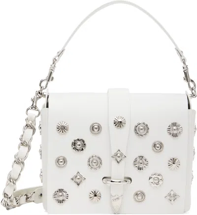 Toga White Chain Bag In 01 White