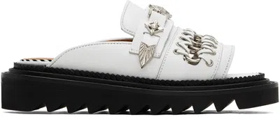 Toga White Chain Sandals