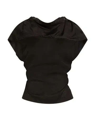 Toga Woman Top Black Size 6 Cupro