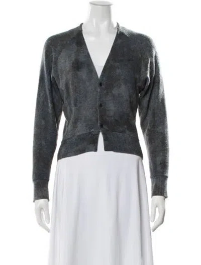 Pre-owned Toga Wool V-neck Sweater In Gray