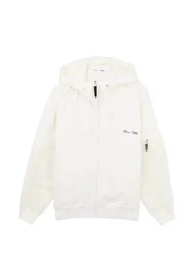 Toga Zip-up Panelled Hoodie In Multi
