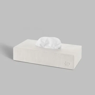 Togas Airy Tissue Box In White
