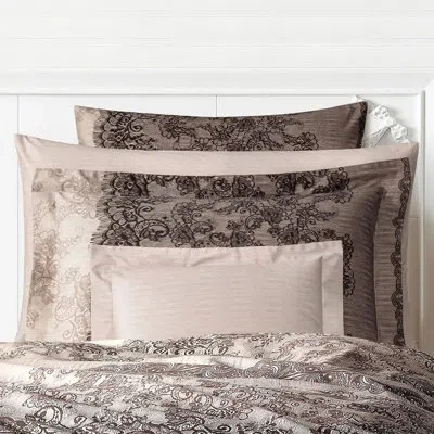 Togas Ajur 100% Cotton Sham In Brown