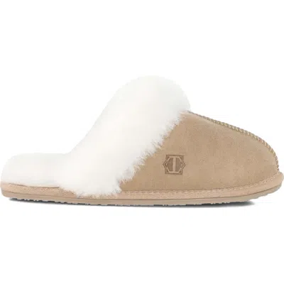 Togas Amanda Womens Sheepskin Slippers In Brown