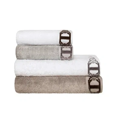 Togas Art Line Bath Towel In White