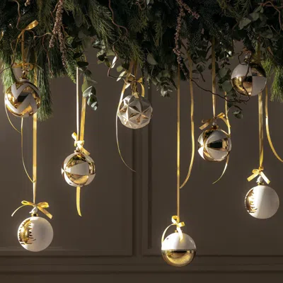 Togas Celestia Set Of Christmas Balls In Multi