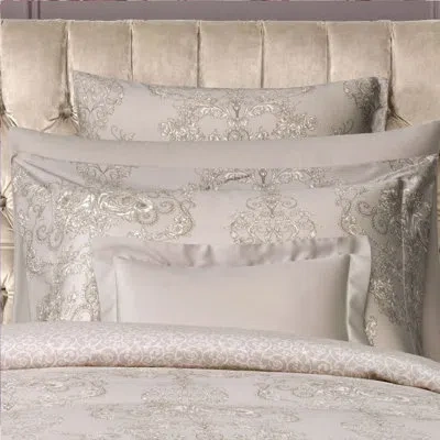 Togas Chantale 300 Thread Count Floral 100% Cotton Pillowcase In White
