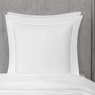 Togas Eden Linen Blend Pillowcase In Snow White