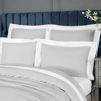 Togas Eden Rayon Fitted Sheet In Pale Gray