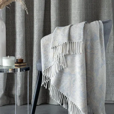 Togas Ethel Throw In Beige;blue