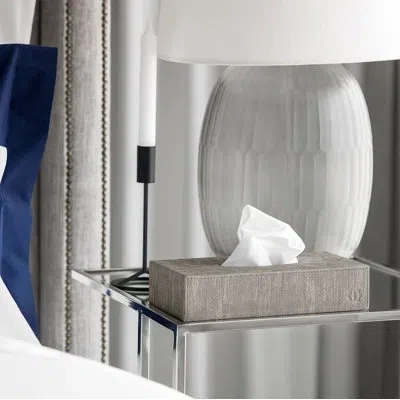 Togas Grace Tissue Box Cover In Chrome