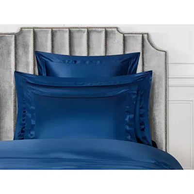 Togas House Of Textiles House Of Textiles Elite Silk King Sham - Exclusive In Dark Blue