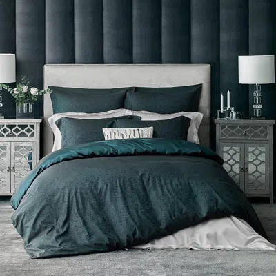 Togas House Of Textiles House Of Textiles Gauthier Silk King Duvet Cover In Green