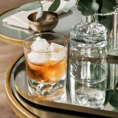 Togas Iceberg Set Of Glasses For Drinks In Transparent