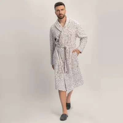 Togas Izar Unisex Bathrobe In Gray
