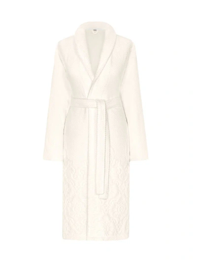 Togas Michelle Cotton Bathrobe In Ecru