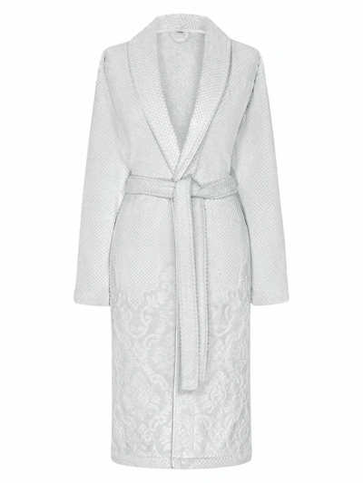 Togas Michelle Cotton Bathrobe In Pale Grey