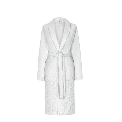 Togas Michelle Cotton Terry Cloth Girl / Woman+ Ankle Bathrobe In White