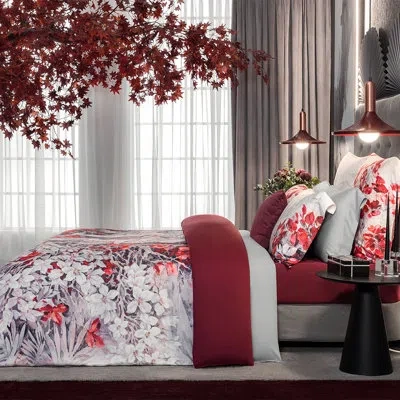 Togas Midaria Duvet Cover In Red