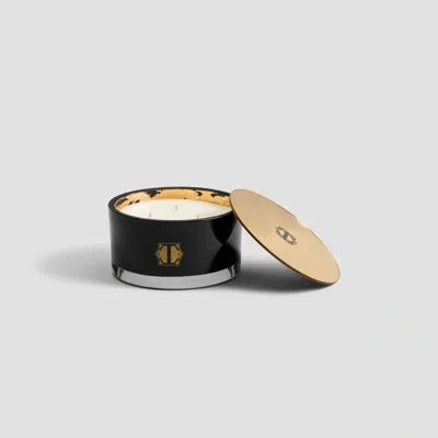 Togas Moroccan Spice Aromatic Candle In Black;gold