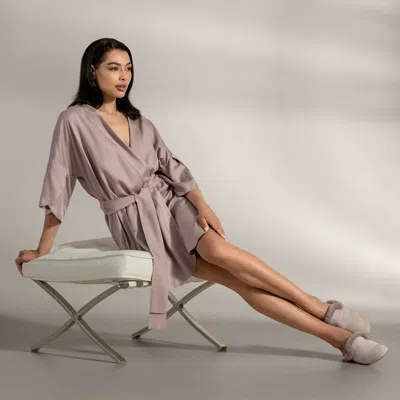 Togas Naomi Short Woman's Bathrobe In Multi