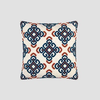 Togas Phoenix Decorative Pillow In Blue
