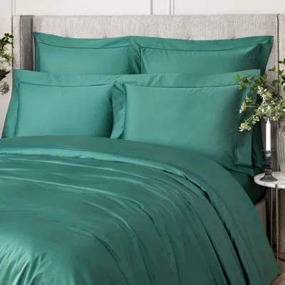 Togas Rhapsody 300 Thread Count Sateen Pillowcase In Emerald