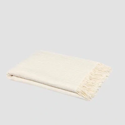 Togas Shannon Throw Blanket In Ivory
