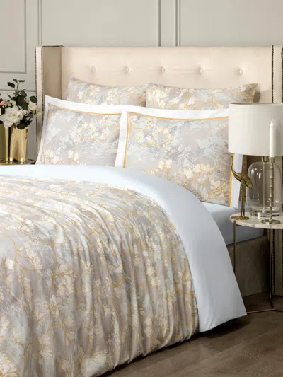 Togas Sybil Duvet Cover & Sham Collection In Grey Blue White Gold