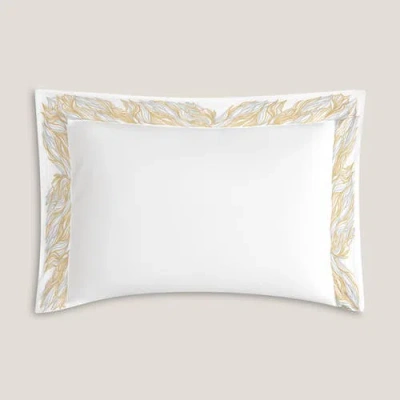 Togas Vellar Embroidery Pillowcase In White