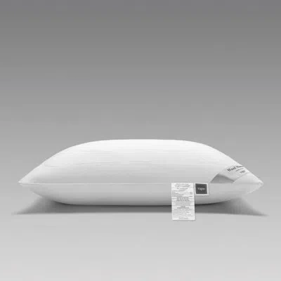 Togas Woolmaster Wool Queen Medium Support Pillow In White