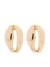 Tohum Concha Mega Puka Earrings In 金色