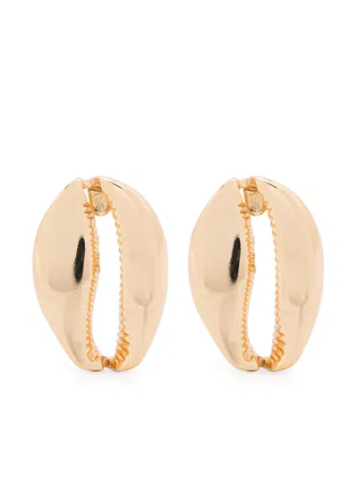 Tohum Concha Mega Puka Earrings In 金色
