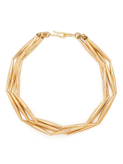Tohum Geometric Necklace In 金色