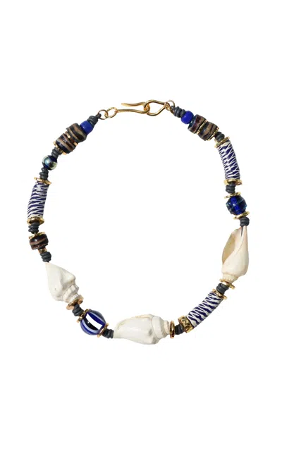 Tohum Samsara Vintage Beads And Shell Necklace In Multi